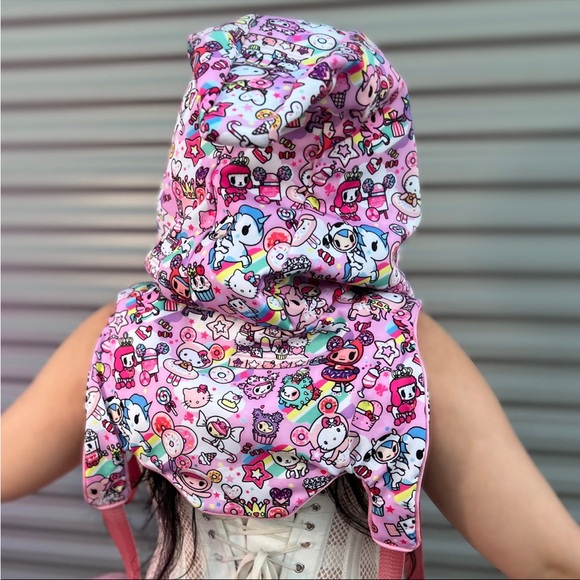 Toki Doki Kawaii Kitty DefenzMechanizm Designs Protective Festival Hood - Picture 9 of 10